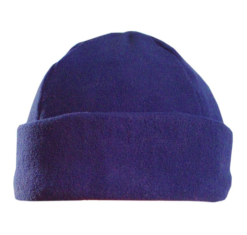 Шапка флисовая синяя