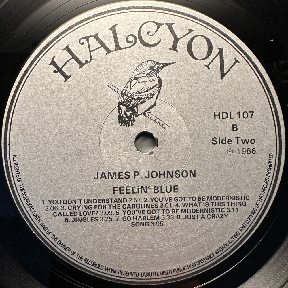 James P. Johnson - Feelin' Blue (Англия 1986г.)