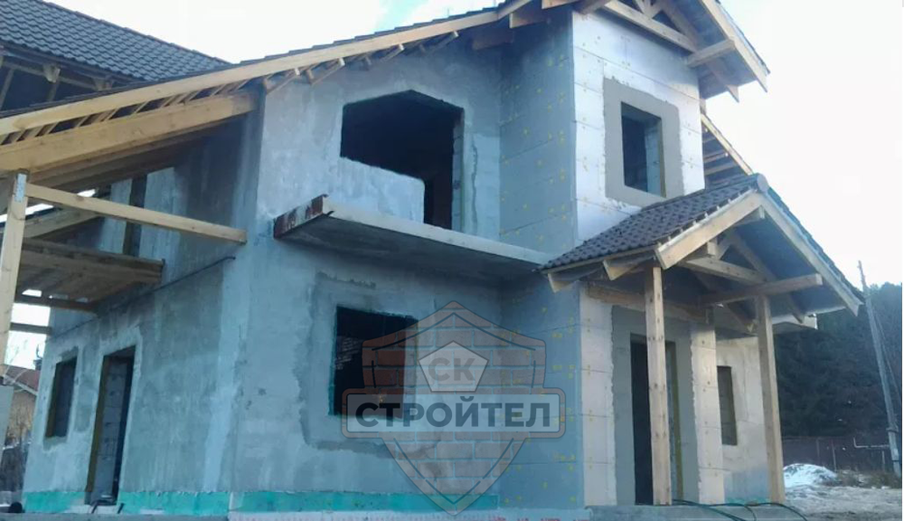 Строительство газобетонного дома 150 м2
