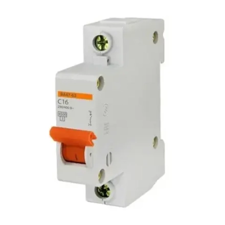 Автоматический выключатель ВА47-63 4,5кА, 1P 16А (C)