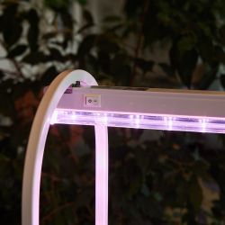 UFP-G34S WHITE 12 Подставка металлическая для светильника ULI-P 570мм. 12 кашпо в-к. белые. TM Uniel