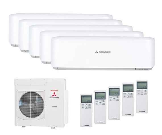 Мульти сплит-система Mitsubishi Heavy 5 x SRK20ZS-W / SCM100ZS-W