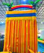 Водная горка «Волна дельфина» с бассейном, 8×3,3×5,4 м