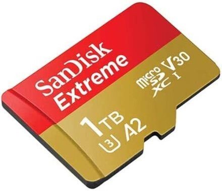 Карта памяти SanDisk Extreme Pro SDXC 1TB UHS-I U3 V30 A2, R/W 160/90 МБ/с