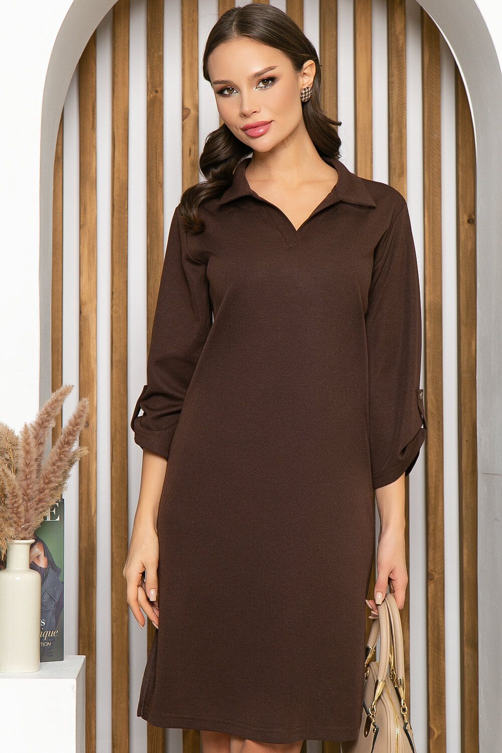 Платье "Бонита" (шоколад) П4824 LT Collection