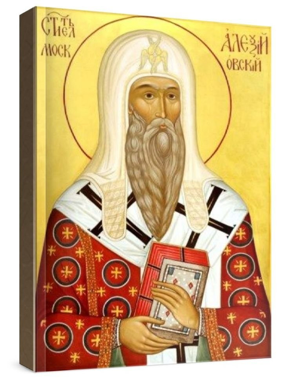 Алексий, митрополит Московский (рукописная икона)