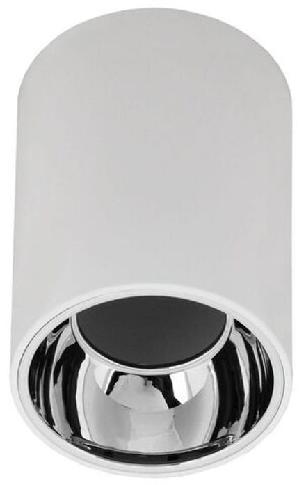 Светильник 4111 накладной поворотный GU10 бел./хром пласт. IEK LT-UPB0-4111-GU10-1-K23