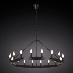 Citilux Смитсон CL470118 Люстра замковая подвесная Чёрная