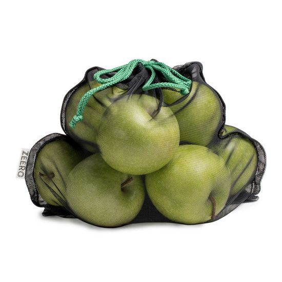 Экомешочек средний (чёрный) 25х30 см