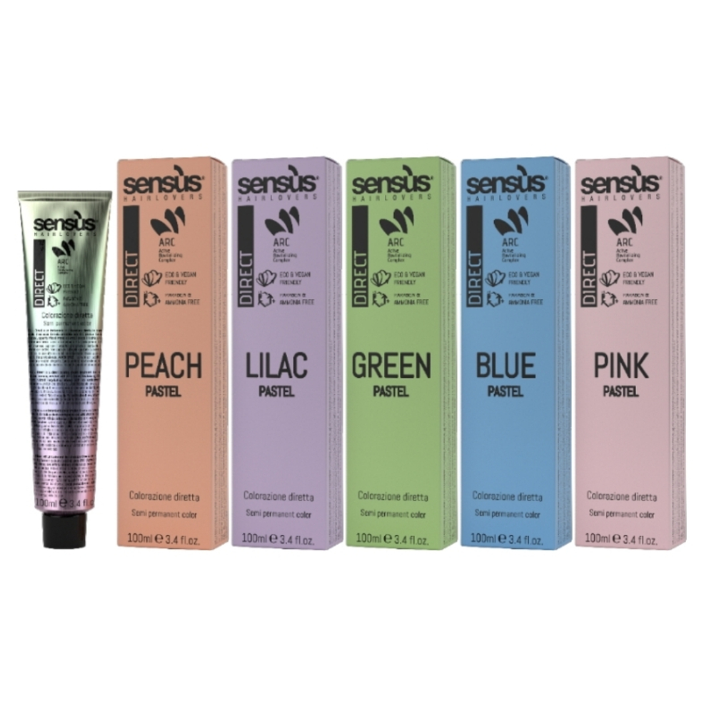 Цвет прямой DIRECT Pastel Персик 100мл SENS.US