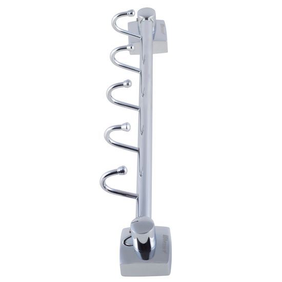 Крючки на планке 5 шт. Besser BS 8822 (35,5х6,5х6,5 см) из нержавеющей хромированной стали