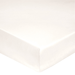 Простыня на резинке 180x200 Blanc des Vosges джерси молочная Франция