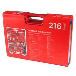 МАСТАК (01-216C) Набор инструментов универсальный, 216 предметов