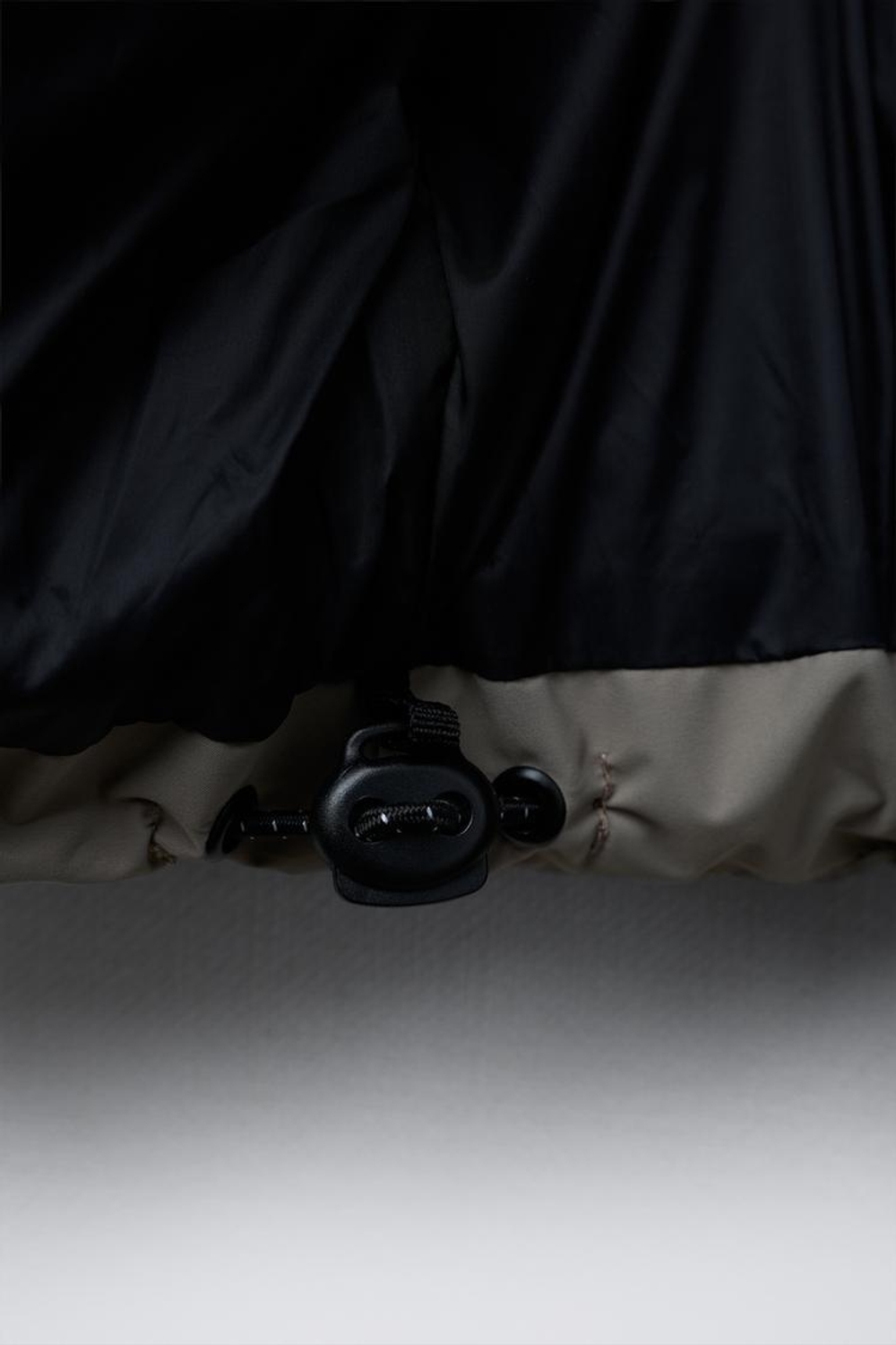 ZARA СТЕГАНЫЙ ПУХОВИК НА МОЛНИИ WATER REPELLENT, СВЕТЛЫЙ СЕРО-КОРИЧНЕВЫЙ