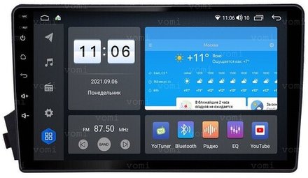Магнитола для SsangYong Actyon 2005-2010, Kyron, Actyon Sports 2006-2016 - Vomi ZX529R9-7862 Android 10, ТОП процессор, SIM-слот