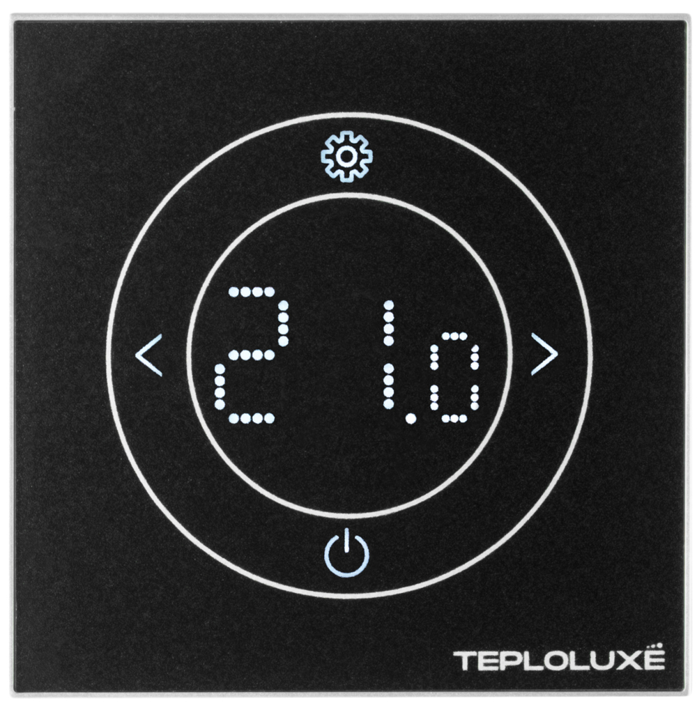 Терморегулятор электронный Теплолюкс Solus Zen Wi-Fi черный/серебро