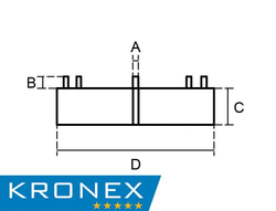 Опора нерегулируемая KRONEX 30 мм