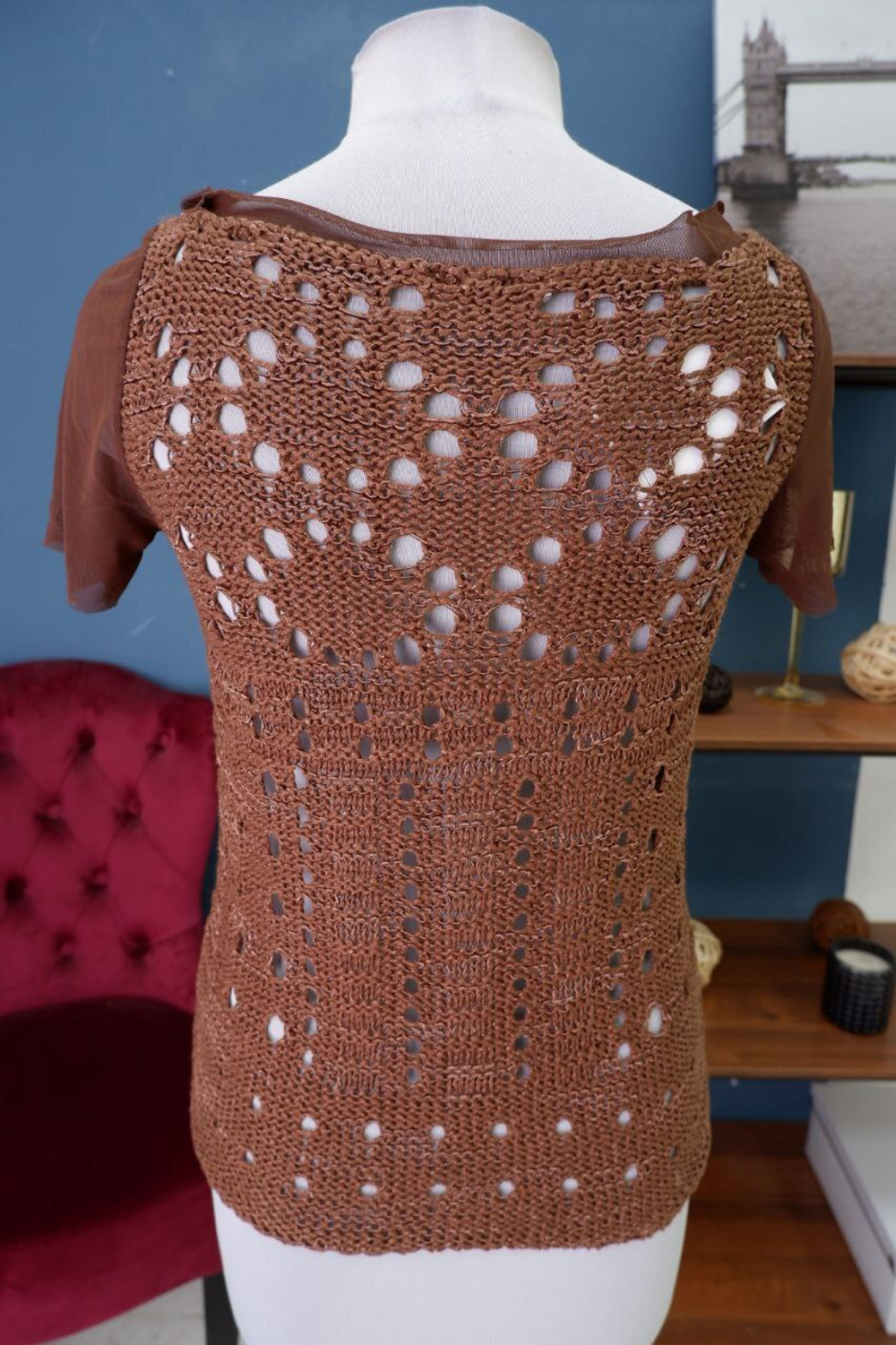 Футболка Max Mara вязаная 40 размер