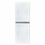 Блокнот А5, 80 листов, спираль пластиковая, обложка пластик, клетка, BRAUBERG "Metropolis", КРАСНЫЙ, 110975