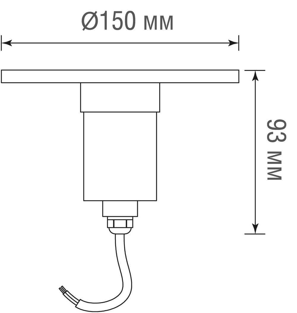 Светодиодный светильник устанавливаемый на стойку Pillar900DG DL20523/Pillar326DG DL20523,  7Вт