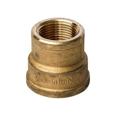 Муфта редукционная STOUT SFT 0005 - 1" x 3/4" (для стальных труб, латунь без покрытия)