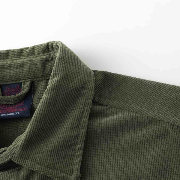 Рубашка Velvet HTF темно-зеленая - фото 4