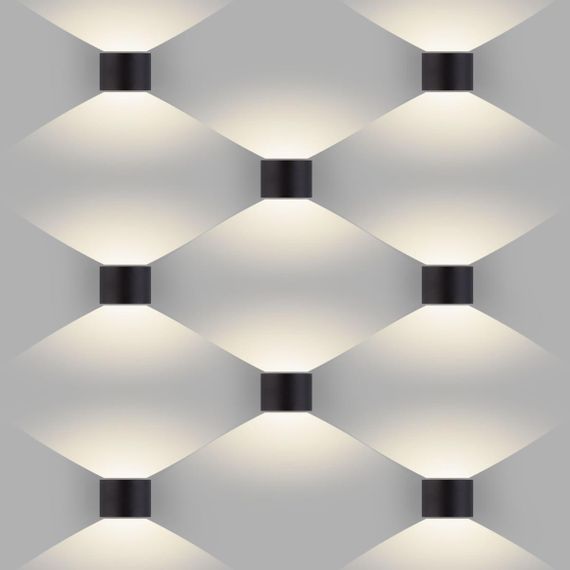 Уличный настенный светодиодный светильник Elektrostandard 1518 Techno LED Blade черный a038828