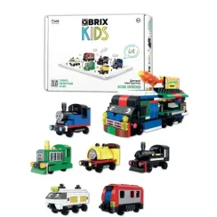 Конструктор QBRIX KIDS Беселые паравозики