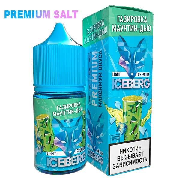 Купить Жидкость Iceberg Ice Legend Salt - Газировка Маунтин-Дью 30 мл