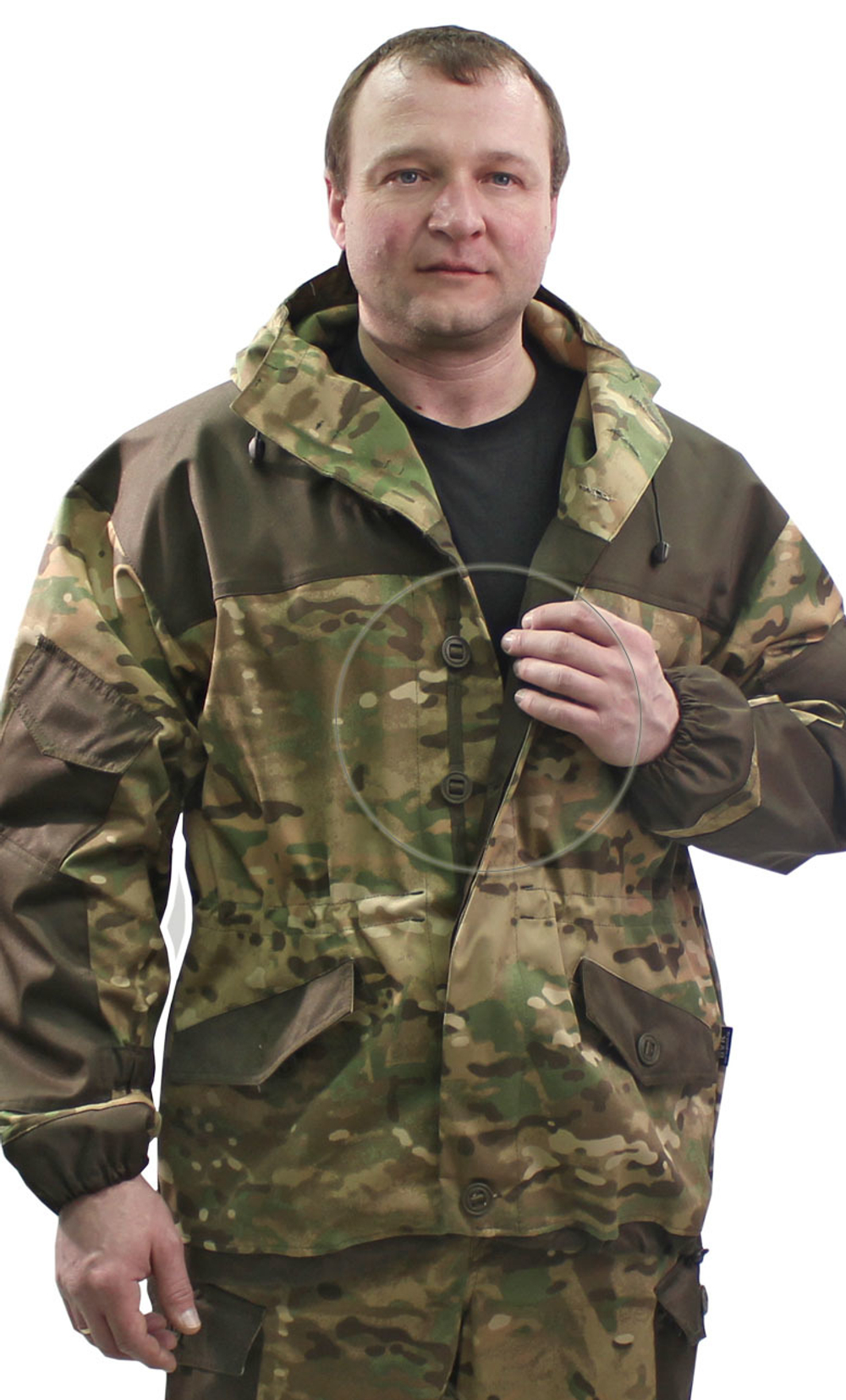 Костюм Горка NEW цв. Мультикам с накладками