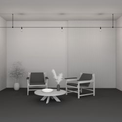 Трековый магнитный светодиодный светильник Maytoni Flexity   TR207-1-3W3K-B