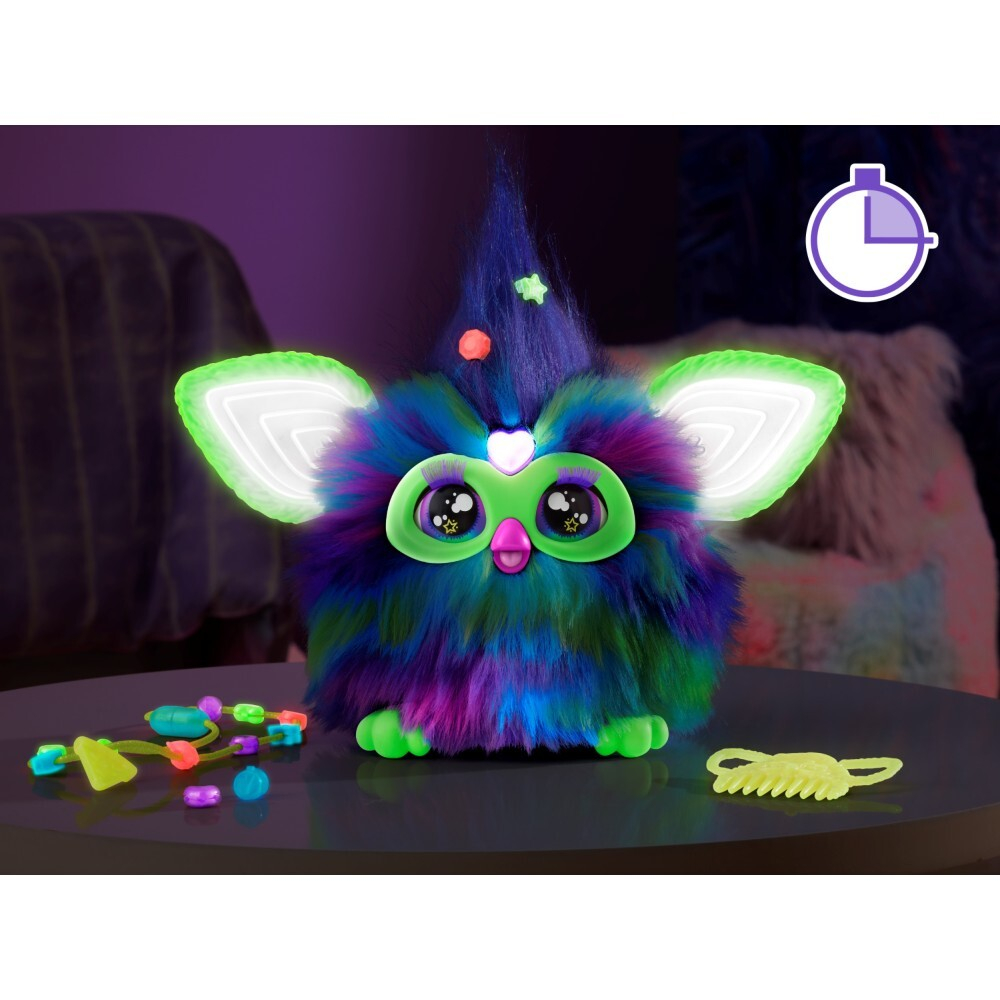 Hasbro Furby 2.0 - Интерактивный талисман Аврора Галакси светится в темноте F8901 / артикул   F8901  / GTIN 5010996210616