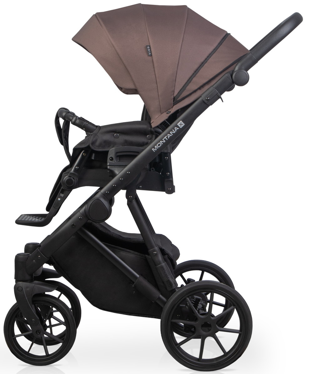 Детская коляска Riko Basic Montana Plus X 3 в 1 44 Brown (коричневый)