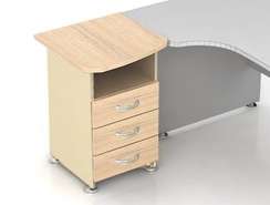 К37 Модерн (М23+М36+М20) Тумба приставная левая 500х600х740