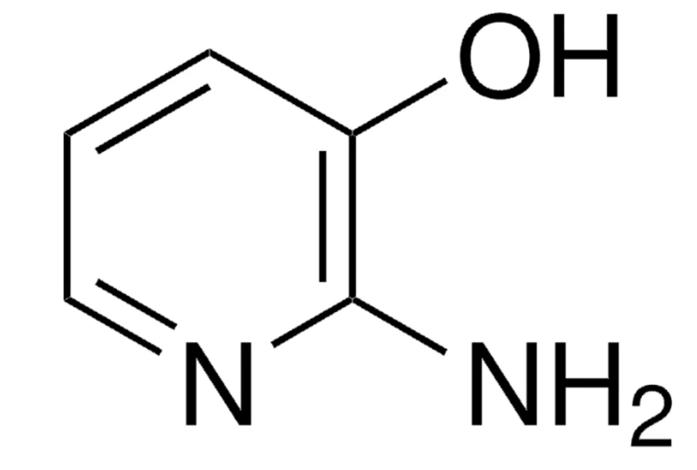 2-амино-3-гидроксипиридин - формула