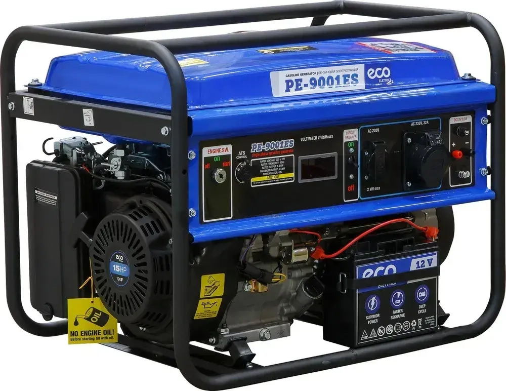 Генератор бензиновый (электростанция) ECO PE-9001ES