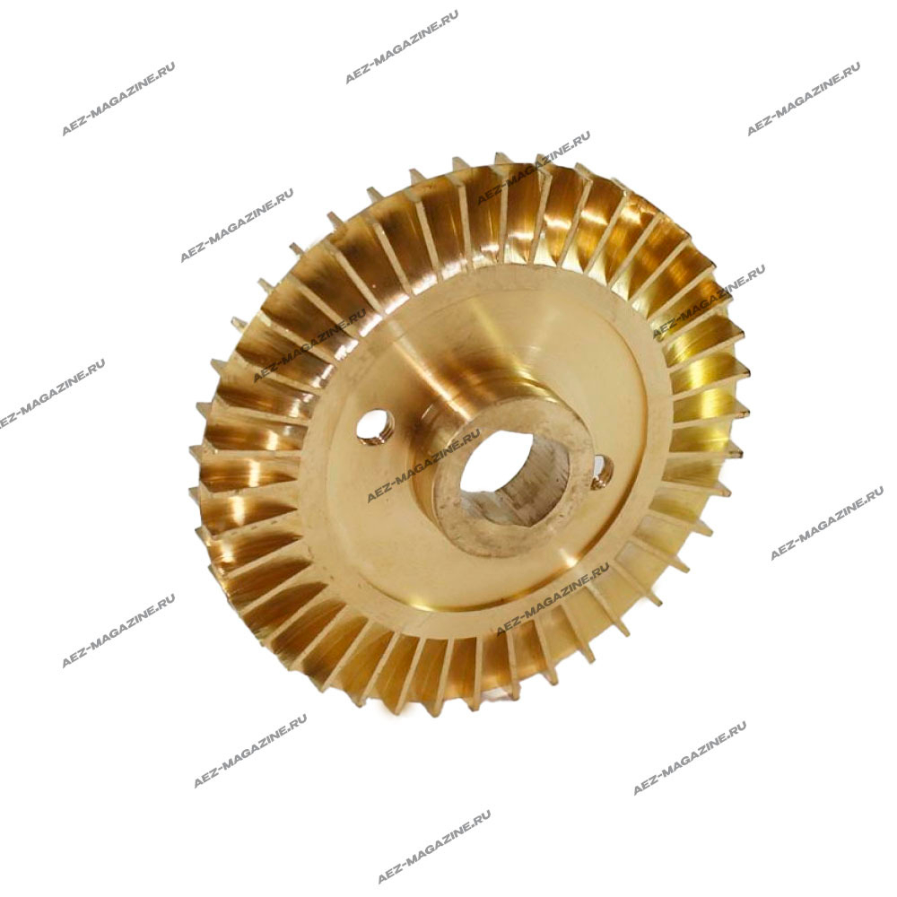 Крыльчатка для насоса металлическая D-70x14мм скос с 2 сторон, H-15,5мм