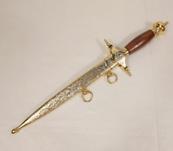 Кортик офицерский "Герб РФ" украшенный (Златоуст)