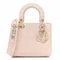 Сумка Dior Lady Dior My Abcdior, модель маленького формата светло-розовый
