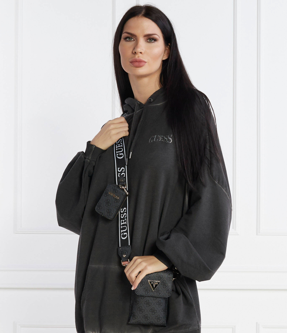 Сумка для телефона + поясная сумка Guess - графитовый(HWSG92 11810)
