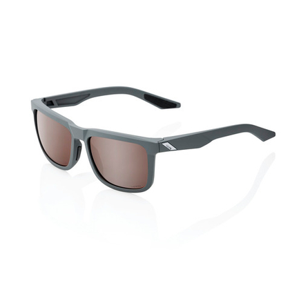 Спортивные очки 100% BLAKE - Soft Tact Cool Grey - HiPER Crimson Silver Mirror Lens