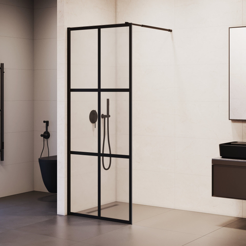 Душевая перегородка RGW WA-111B (Рисунок - черный принт, 1000)