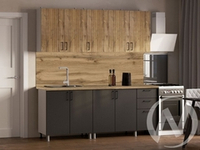 Кухня Грейс 2.0м 26мм дуб вотан