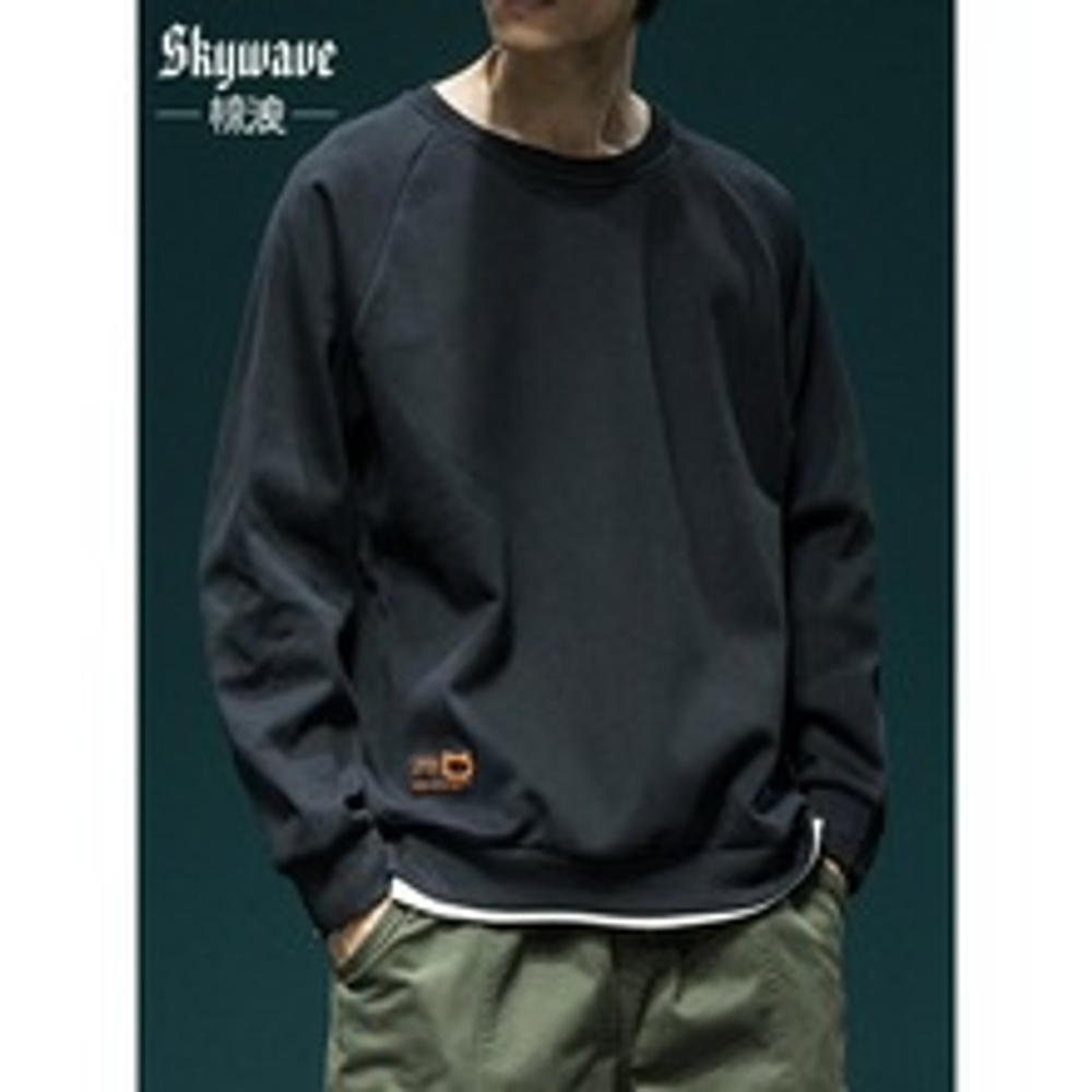 Толстовка универсальная в Японском стиле из двух частей на осень с круглым вырезом