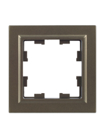 BRITE Рамка 1-местная РУ-1-БрШ шампань IEK