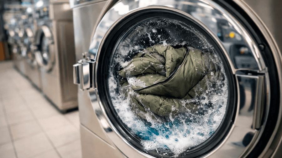 Как правильно стирать спальник?