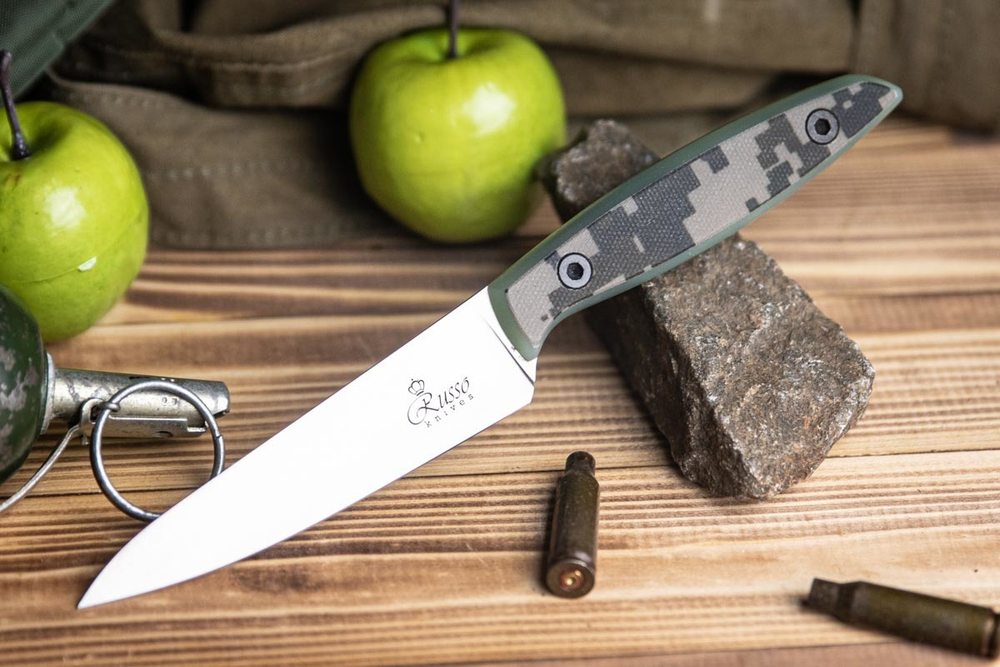 🏆Кухонный нож Alexander S N690 Camo G10