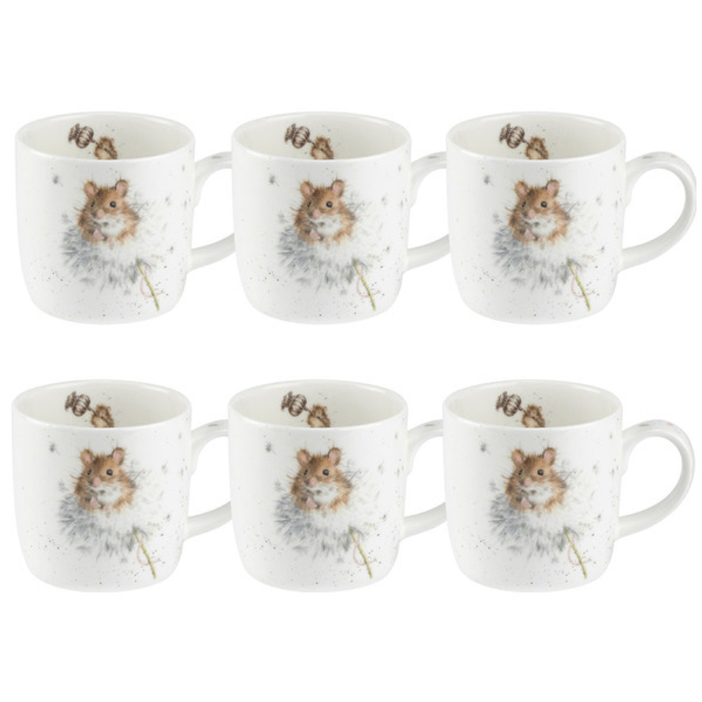 Набор кружек 6шт 310мл Полевые мышки Royal Worcester