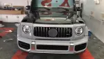 Решетка радиатора и накладки на фары G63 для Mercedes-Benz G-Class W463A/W464 2018+ Мерседес Гелик гелентваген