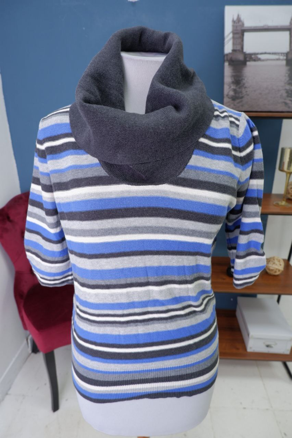 Джемпер Via Appia в полоску 44 размер